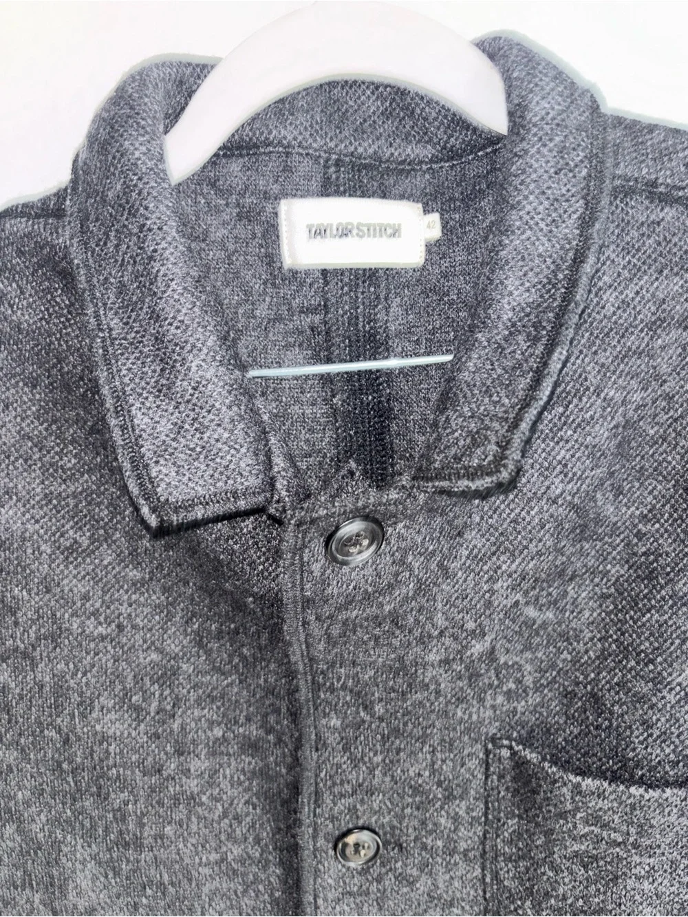 Taylor Stitch The Evans Blazer Charcoal Birdseye Wool Blend Men's Size 42